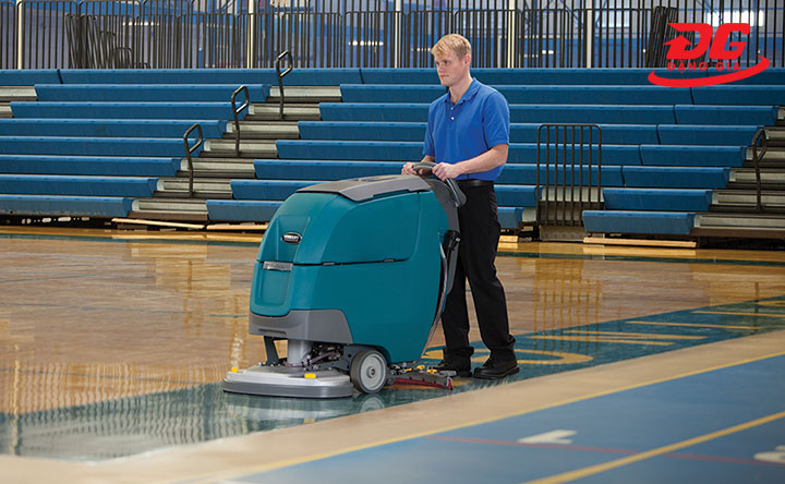 Máy chà sàn giúp tiết kiệm chi phí và thời gian làm vệ sinh tối đa