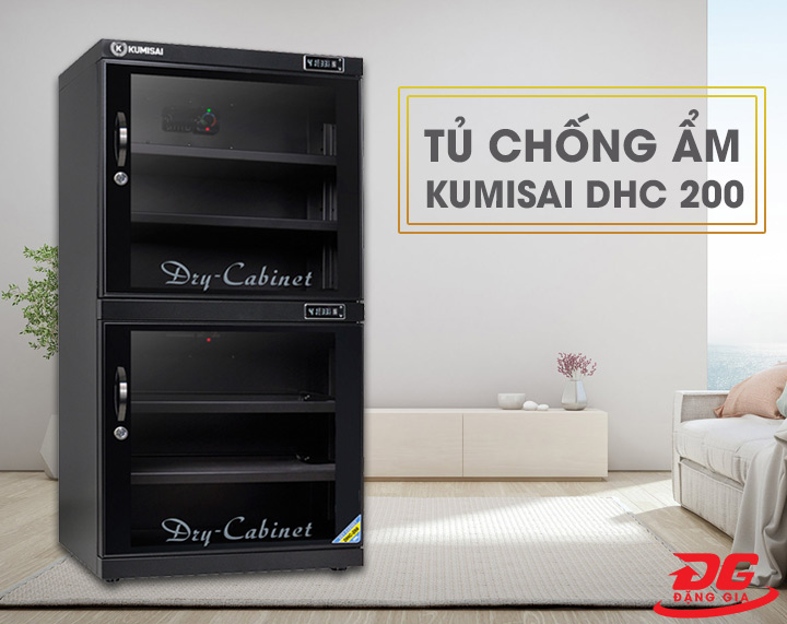 Tủ chống ẩm máy ảnh Kumisai DHC 200