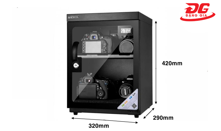 Tủ chống ẩm cho máy ảnh Andbon AB-30C