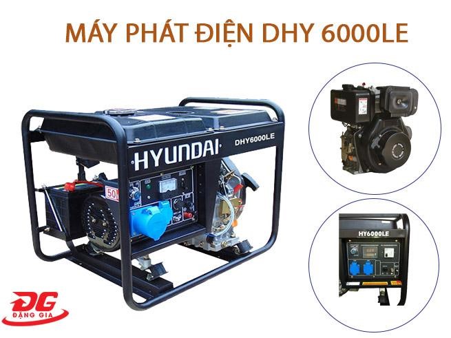 Máy phát điện Hyundai DHY 6000LE giá rẻ