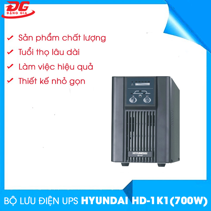 Bộ lưu điện UPS Hyundai HD-1K1 sở hữu nhiều ưu điểm nổi trội