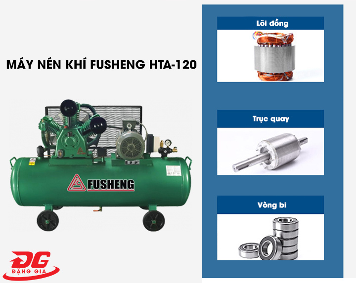 bộ phận cấu tạo Máy nén khí không dầu Fusheng HTA-120