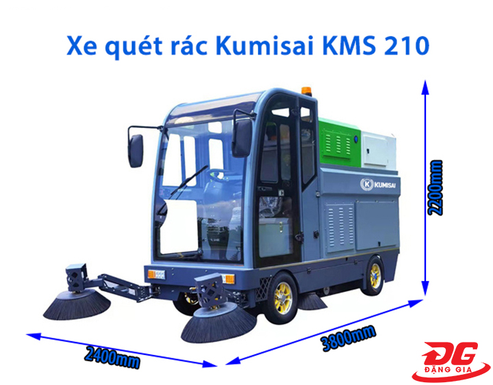 Xe quét rác Kumisai KMS 210