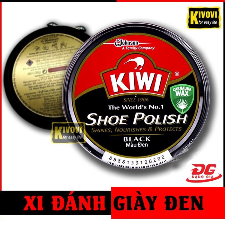 xi đánh giày Kiwi đen
