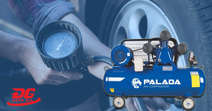 Máy nén Palada hỗ trợ cho quá trình bơm hơi tại các gara ô tô chuyên nghiệp