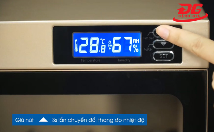 Chuyển đổi thang đo nhiệt độ cho tủ