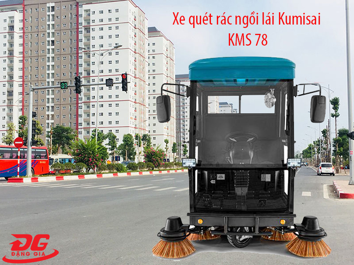 Giá Xe quét rác ngồi lái Kumisai KMS 78
