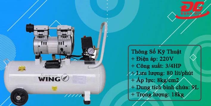 Wing là dòng sản phẩm bơm nén khí được sản xuất tại Việt Nam 