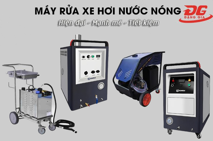 Máy rửa xe hơi nước nóng có thiết kế hiện đại, đa dạng mẫu mã