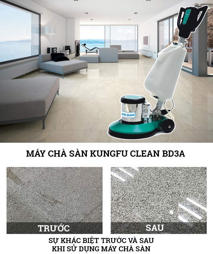 Máy chà sàn Kungfu Clean BD3A