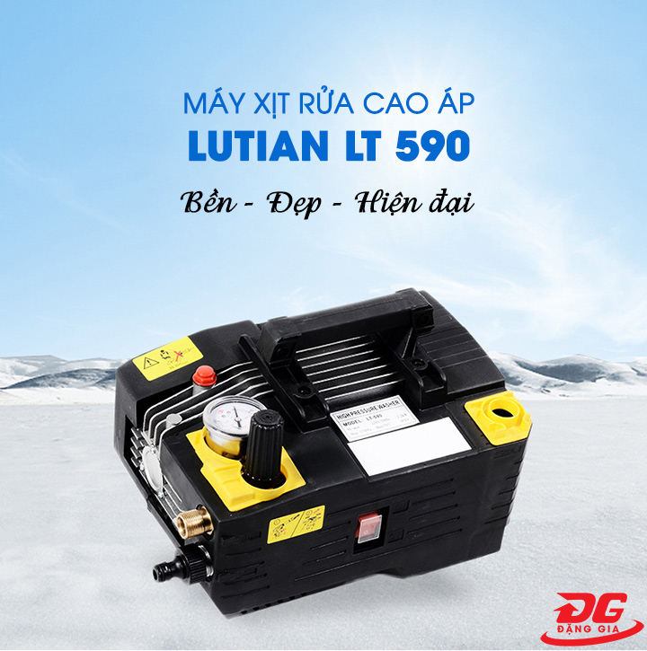 Máy bơm rửa xe model LT 590 của thương hiệu Lutian xứng đáng để đầu tư và sử dụng