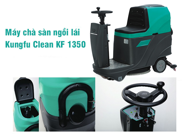 Cấu tạo máy chà sàn ngồi lái Kungfu Clean KF 1350