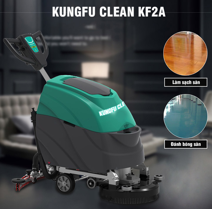 Máy chà sàn liên hợp cánh bướm Kungfu Clean KF2A