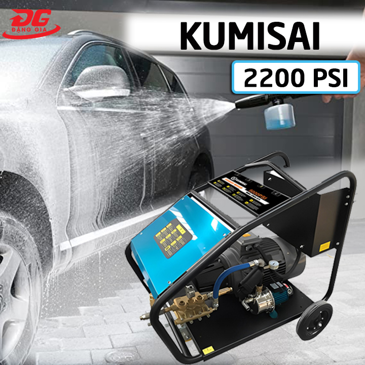 Máy rửa xe Kumisai KMS 22M35-15T4 có công suất khủng