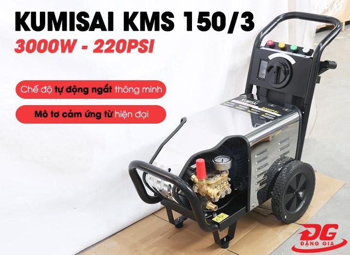 Máy rửa xe tự động ngắt Kumisai KMS 150/3