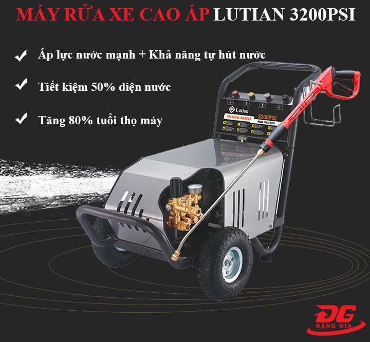máy rửa xe cao áp Lutian 3200psi