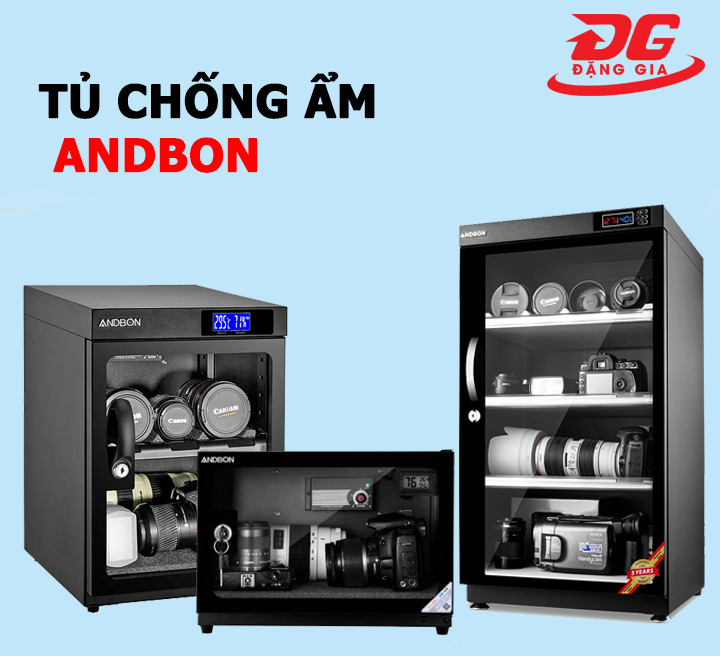 Tủ chống ẩm máy ảnh Andbon được chọn mua nhiều