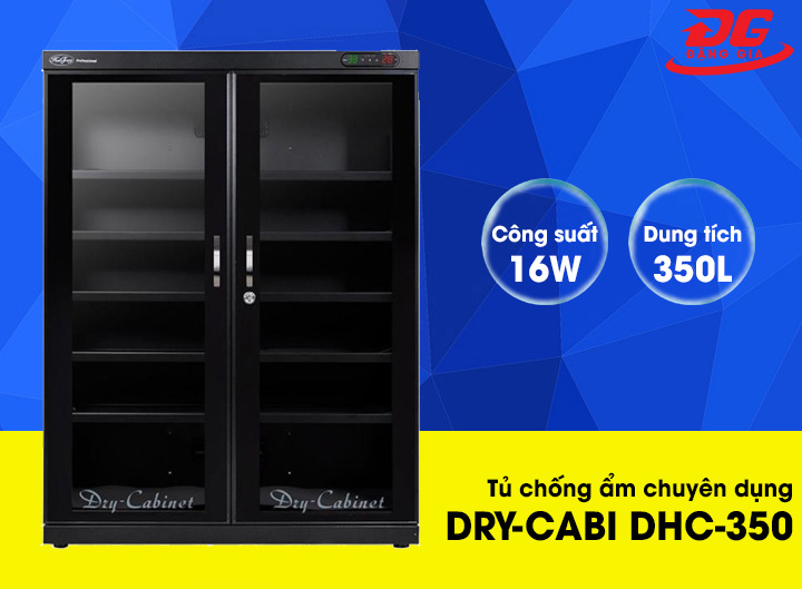tủ chống ẩm máy ảnh chuyên dụng Dry-Cabi DHC 350