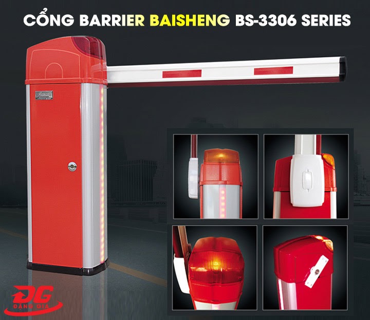 cấu tạo Cổng barrier giao thông Baisheng BS-3306 Series