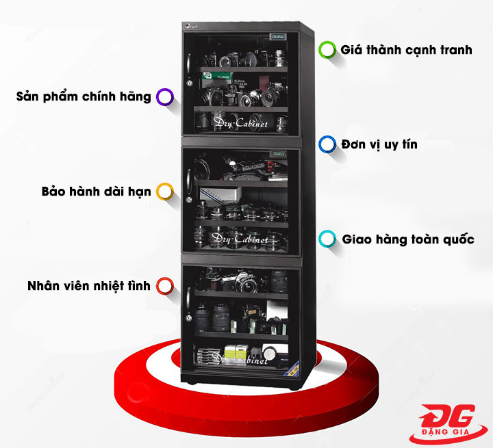 Điện máy Đặng Gia - Đơn vị phân phối tủ chống ẩm máy ảnh FujiE AD500 uy tín