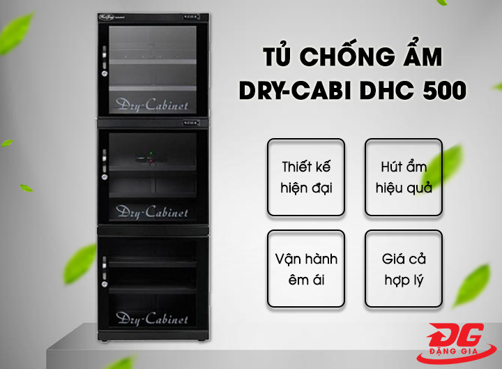 Tủ chống ẩm máy ảnh Dry-Cabi DHC 500