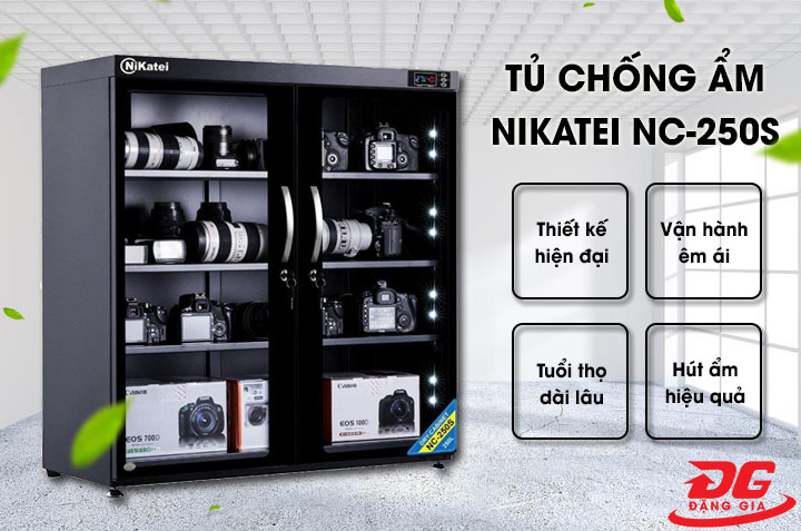 Tủ chống ẩm máy ảnh Nikatei NC-250S