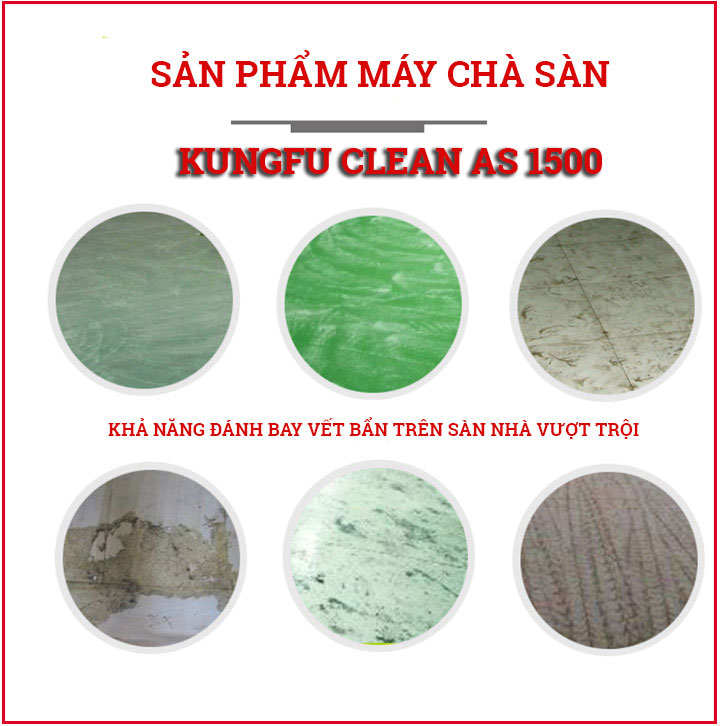 ưu điểm máy đánh bóng sàn Kungfu Clean AS 1500
