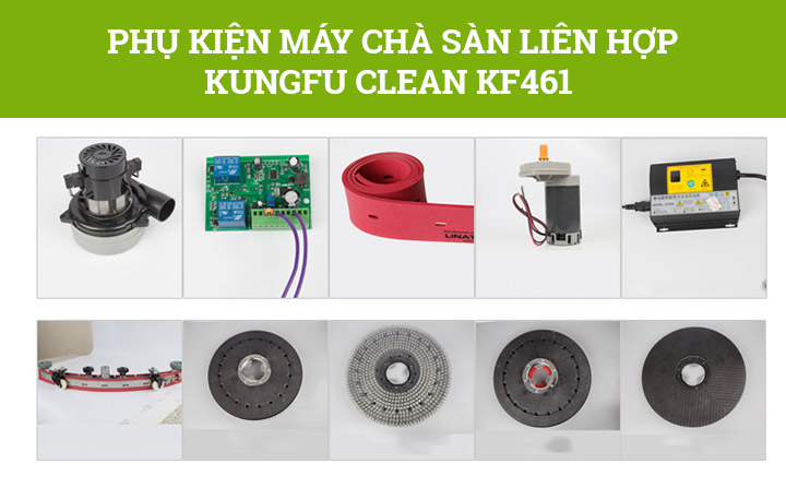 Phụ kiện máy chà sàn liên hợp Kungfu Clean KF461