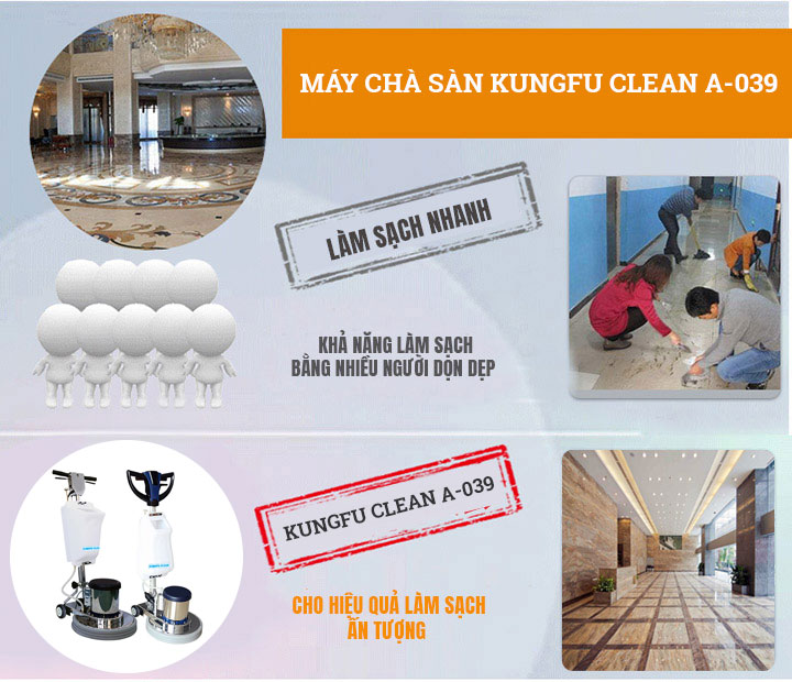Đánh giá Máy chà sàn Kungfu Clean A-039