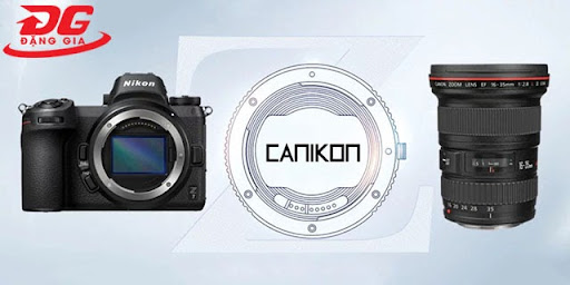 Ngàm chuyển lens Canon sang body Nikon