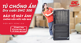 Tủ chống ẩm Dry Cabi DHC 300 - Chống ẩm, bảo vệ máy ảnh hiệu quả trong mùa nồm
