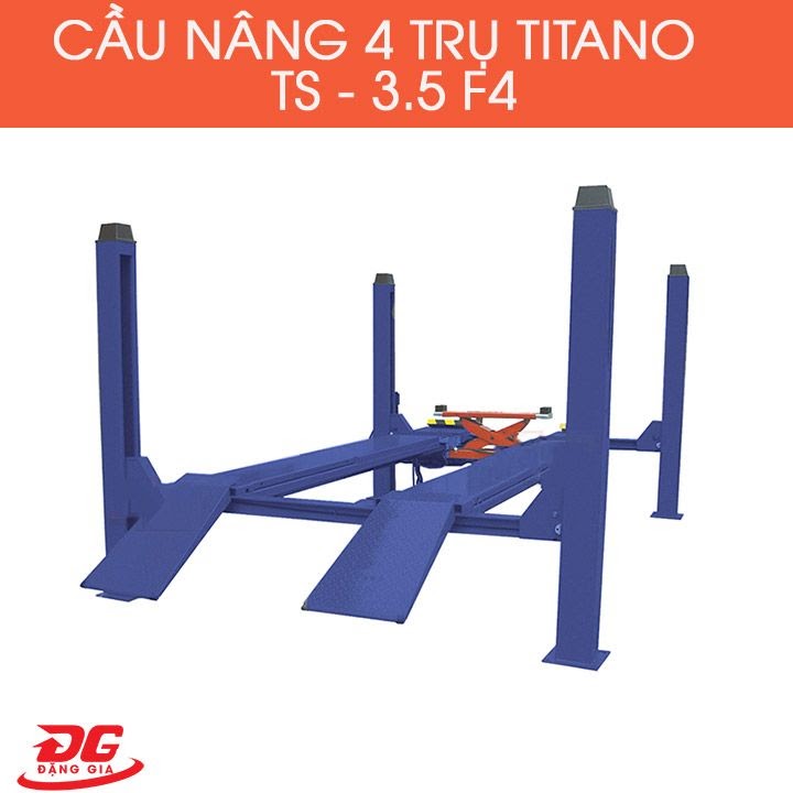 Cầu nâng 4 trụ Titano TS - 3.5 F4 được yêu thích