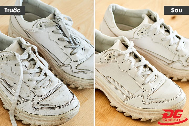hiệu quả khi sử dụng dung dịch làm sạch giày chuyên dụng