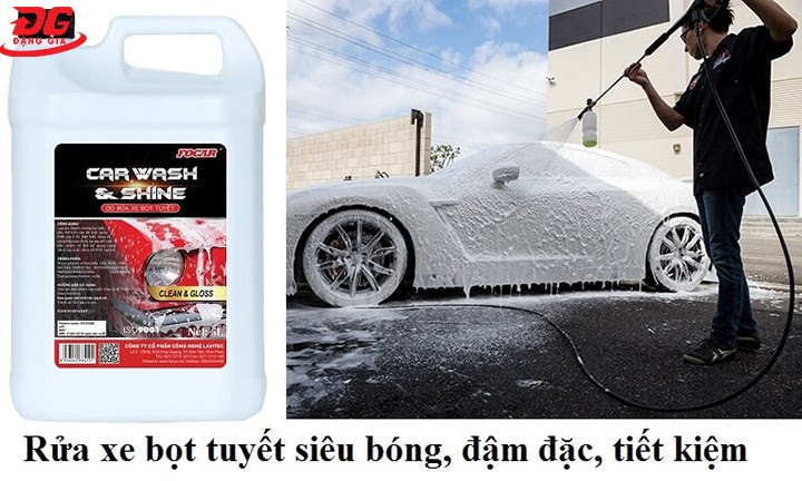 Rửa xe bằng bọt tuyết chuyên dụng loại nào tốt nhất hiện nay