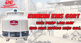 Tháp giải nhiệt Kumisai KMS 60RT làm mát nước nhanh, giải nhiệt hiệu quả cho nhà xưởng,...