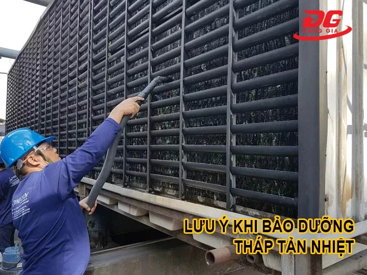 ưu ý khi bảo dưỡng tháp tản nhiệt