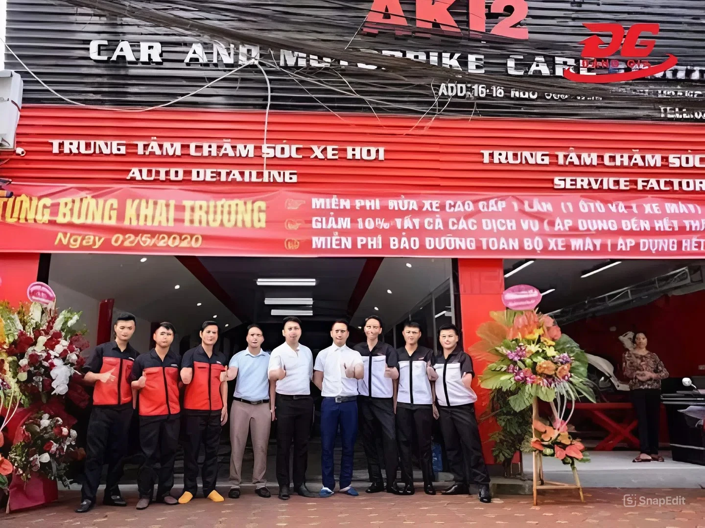 Rửa xe AKI2 Hai bà trưng