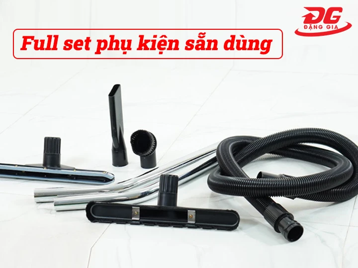Full set phụ kiện máy hút bụi công nghiệp Topclean TS 80-3