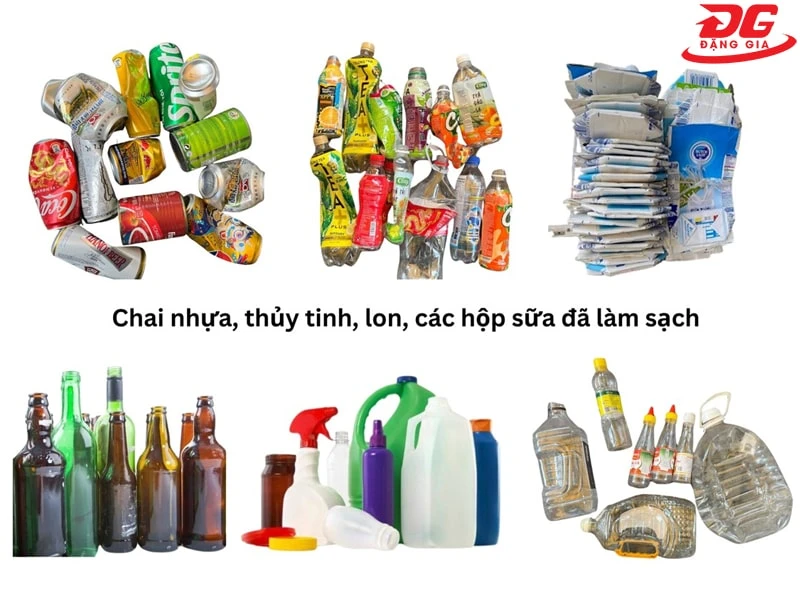 rác tái chế gồm những gì