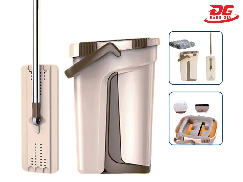 Bộ cây lau Homeeasy HT08 gọn gàng, tiết kiệm diện tích