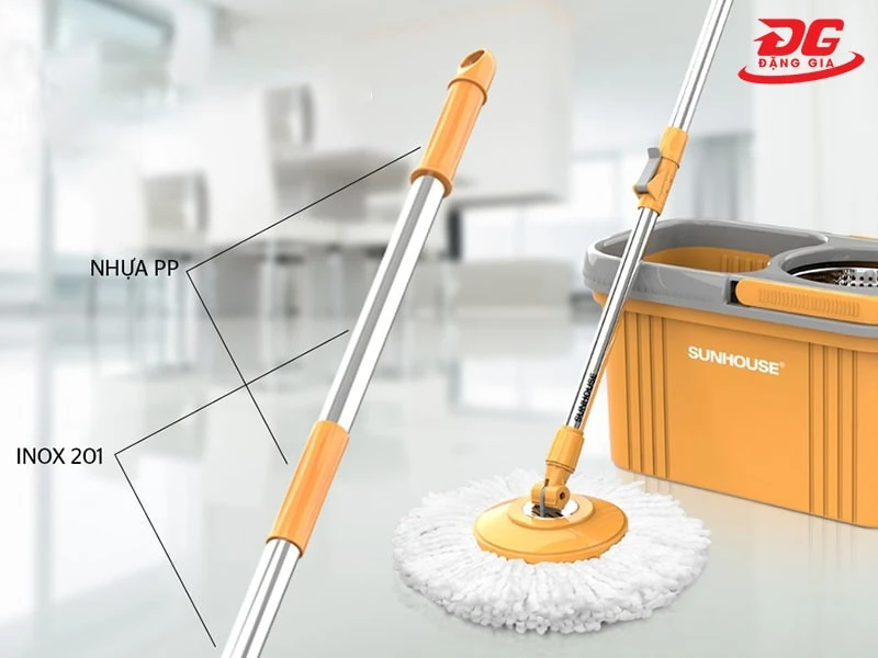 Bộ cây lau nhà 360 Sunhouse KS-MO350i độ bền cao