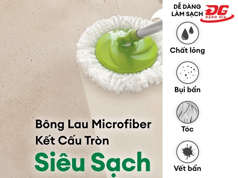 Bông cây lau Scotch Brite 3M sợi microfiber siêu sạch