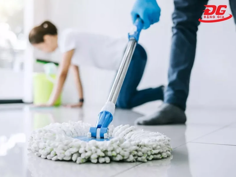 Cây lau nhà 360 tiện lợi lau dọn không cần cúi