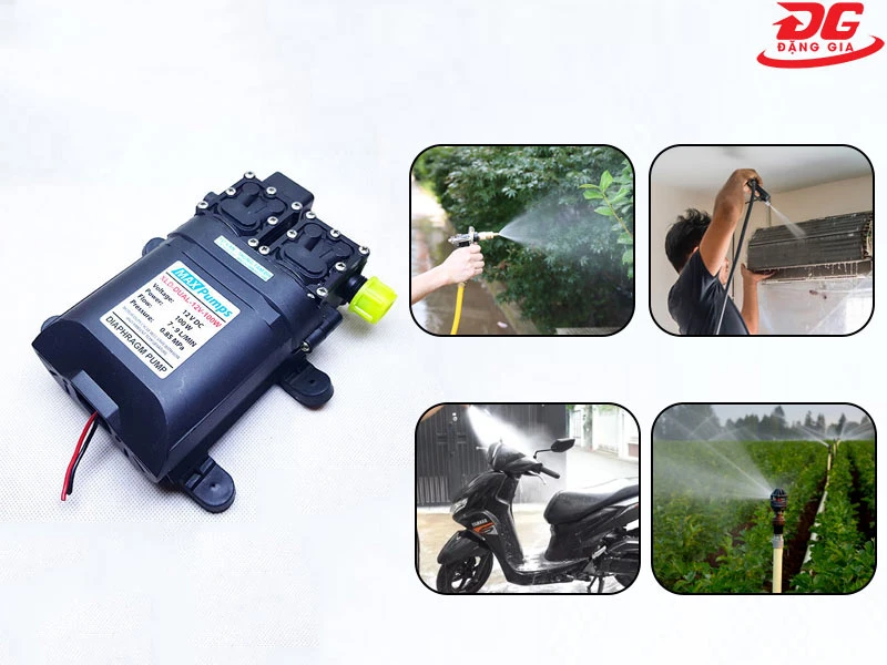 Một số ứng dụng của máy bơm nước mini 12V áp lực cao