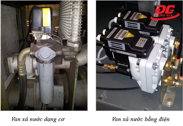 Van xả nước dạng cơ và dạng điện