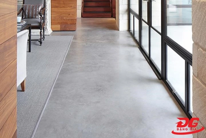 Sàn xi măng đã được làm bóng