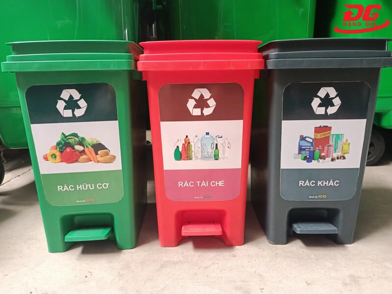 thùng rác tự phân loại