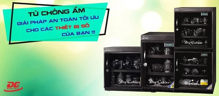 Tủ chống ẩm là giải pháp tối ưu để bảo quản máy ảnh