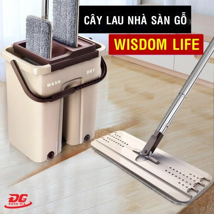 Cây lau nhà sàn gỗ Wisdom Life