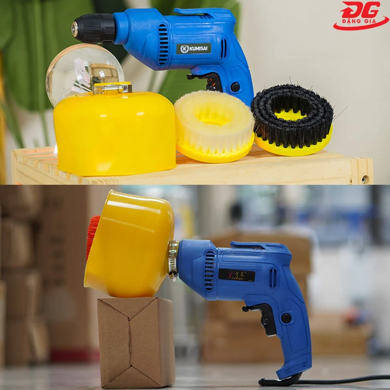 Máy chà sàn nhà vệ sinh Kumisai KMS 600 và các phụ kiện